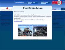 Tablet Screenshot of flamtron.hr